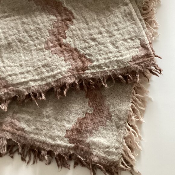 Wilfred Women's 100% Wool Shawl Wrap Blanket Oversized Scarf Traditional Warm - Picture 3 of 5